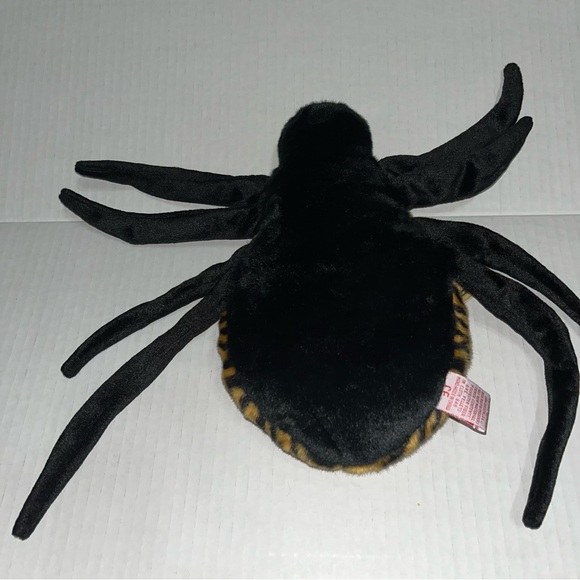 TY Original Beanie Buddy Spinner the Spider Tiger‎ Striped Body Plush - Picture 3 of 14